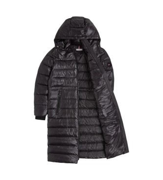 Tommy Hilfiger Gloss Maxi Coat svart