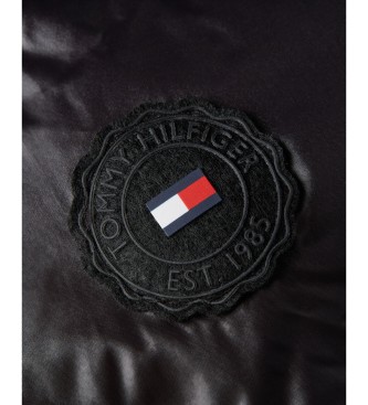 Tommy Hilfiger Gloss Maxi Coat svart