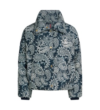 Tommy Hilfiger Aop jas blauw