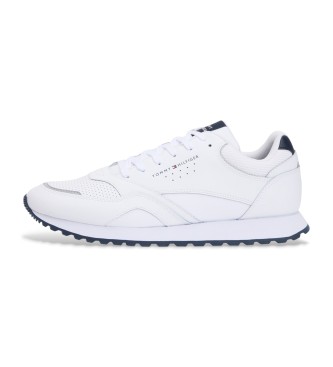Tommy Hilfiger Tnis de couro Runner Eva branco