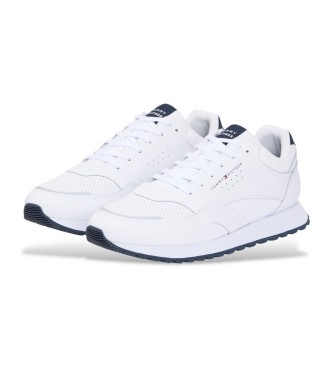 Tommy Hilfiger Tnis de couro Runner Eva branco