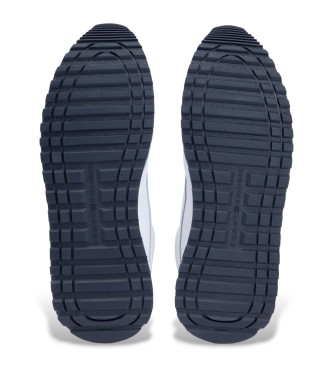 Tommy Hilfiger Tnis de couro Runner Eva branco