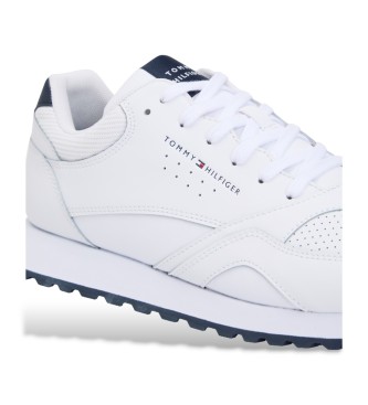 Tommy Hilfiger Tnis de couro Runner Eva branco