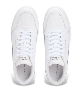 Tommy Hilfiger Leder-Sneakers mit weien Nieten-Sohlen