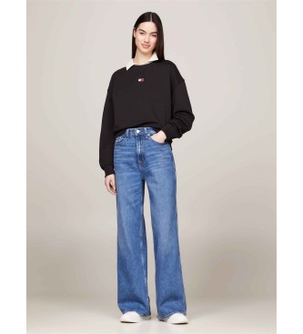 Tommy Jeans Osnovna majica črna