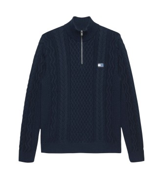 Tommy Jeans Maglione lavorato a maglia blu navy