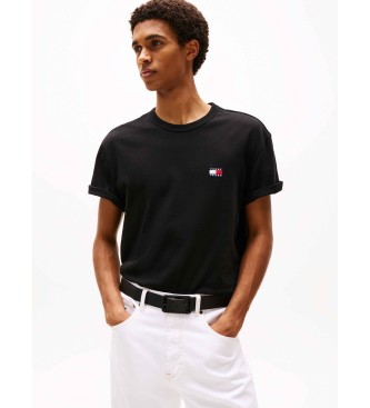 Tommy Jeans T-shirt med sort tonal patch