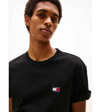 Tommy Jeans T-shirt med sort tonal patch