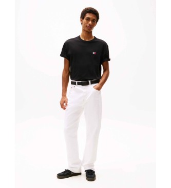 Tommy Jeans T-shirt med sort tonal patch
