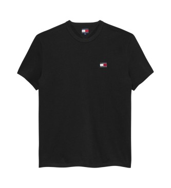 Tommy Jeans T-shirt med sort tonal patch