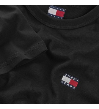 Tommy Jeans T-shirt med sort tonal patch