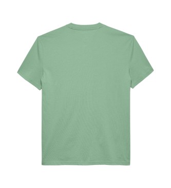 Tommy Jeans T-shirt med grnt linert logo