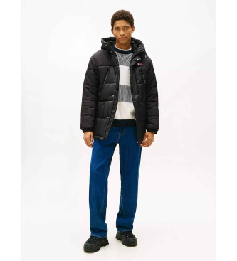 Tommy Jeans Basic Jas zwart