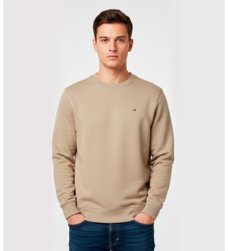 Tommy Jeans Sudadera de felpa peinada taupe