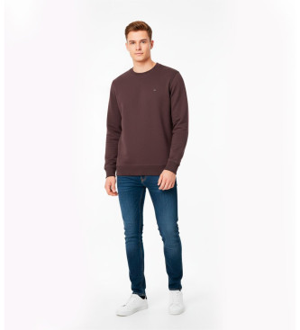 Tommy Jeans Sudadera de felpa peinada marrn