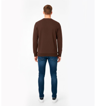 Tommy Jeans Sudadera de felpa peinada marrn