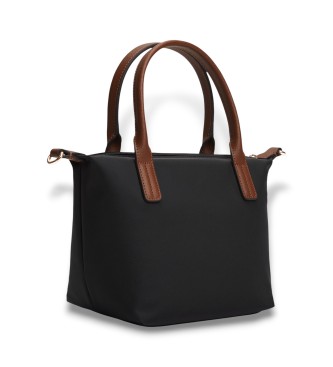 Tommy Hilfiger Sac fourre-tout tiss noir avec bandoulire