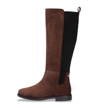 Tommy Hilfiger Brown Suede Leather Boots