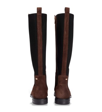 Tommy Hilfiger Brown Suede Leather Boots