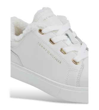 Tommy Hilfiger Tnis casuais em pele brancos