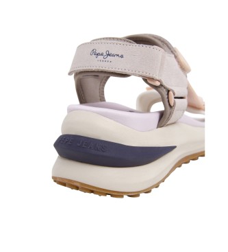 Pepe Jeans Sandalias de piel Winslove Sport beige