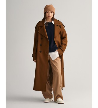 Gant Maglione girocollo in finissima lana di pecora blu navy