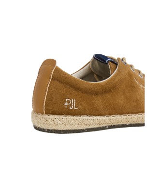 Pepe Jeans Scarpe blucher in pelle marrone Tourist West