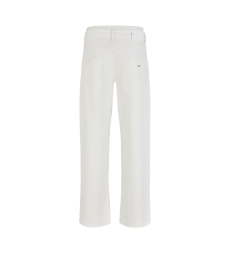Armani Exchange White baggy jeans