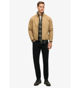 Superdry Giacca Harrington marrone classica