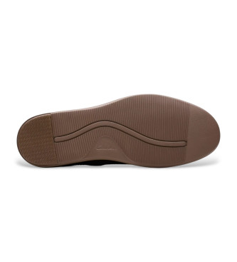 Clarks Scarpe da barca in pelle marrone Bratton