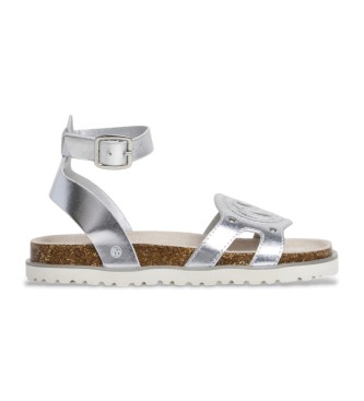 Pepe Jeans Sandlias Berlin Stars  plateado
