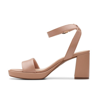 Clarks Sandaler i lder   AmbyrLyn Bay beige