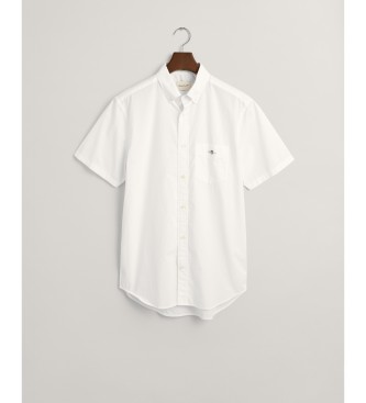 Gant Chemise Regular Fit en popeline blanche