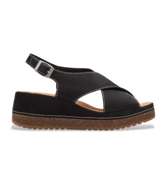 Clarks Leather sandals Kassanda Step black
