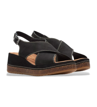 Clarks Leather sandals Kassanda Step black
