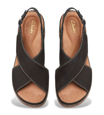 Clarks Leather sandals Kassanda Step black