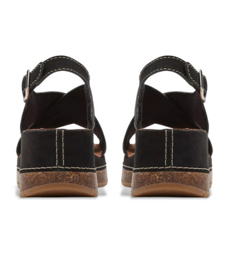 Clarks Leather sandals Kassanda Step black