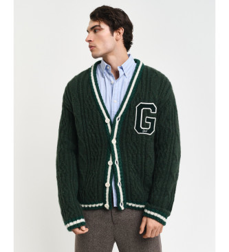 Gant Casaco de malha com o verde da estao G