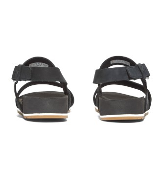 Timberland Sandali Malibu Waves in pelle nera