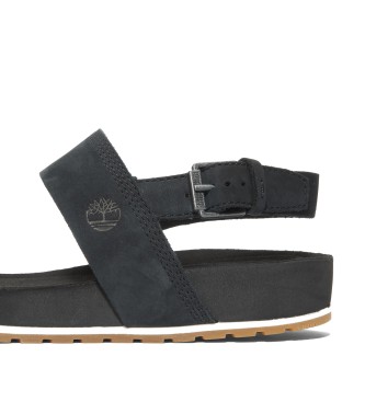 Timberland Sandali Malibu Waves in pelle nera