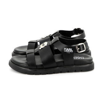 Karl Lagerfeld Sandalias de piel negro