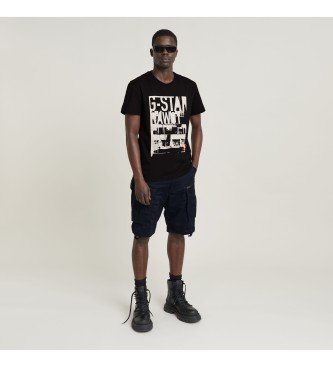 G-Star Kratke hlače Rovic Zip Relaxed navy