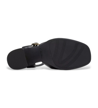 Clarks Ritzy75 Rae sapatos de couro preto