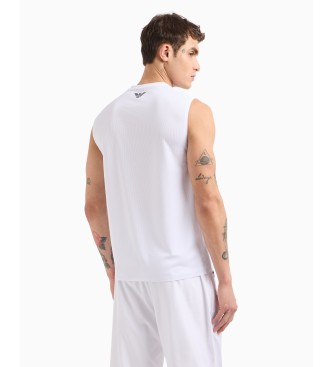 EA7 T-shirt de alas Tennis Pro em tecido tcnico Ventus7 branco