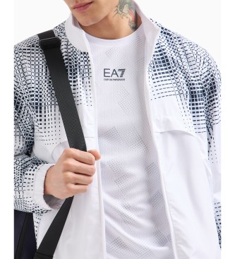 EA7 T-shirt de alas Tennis Pro em tecido tcnico Ventus7 branco
