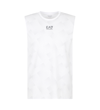 EA7 T-shirt de alas Tennis Pro em tecido tcnico Ventus7 branco
