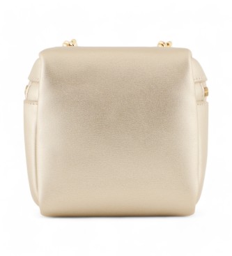 Armani Exchange Goldene Mini-Handtasche