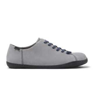 Camper Baskets Peu en cuir gris