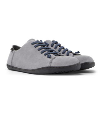 Camper Baskets Peu en cuir gris