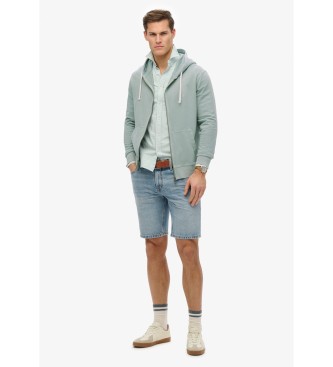 Superdry Felpa con cappuccio blu classica essenziale  